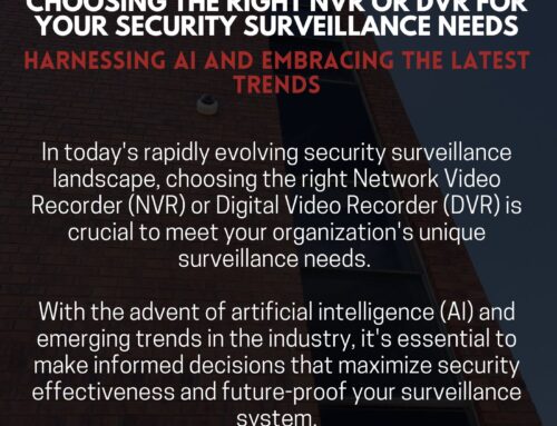Choosing the Right NVR or DVR for Your Security Surveillance Needs – Harnessing AI and Embracing the Latest Trends