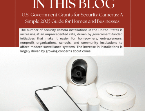 U.S. Government Grants for Security Cameras: A Simple 2025 Guide for Homes and Businesses