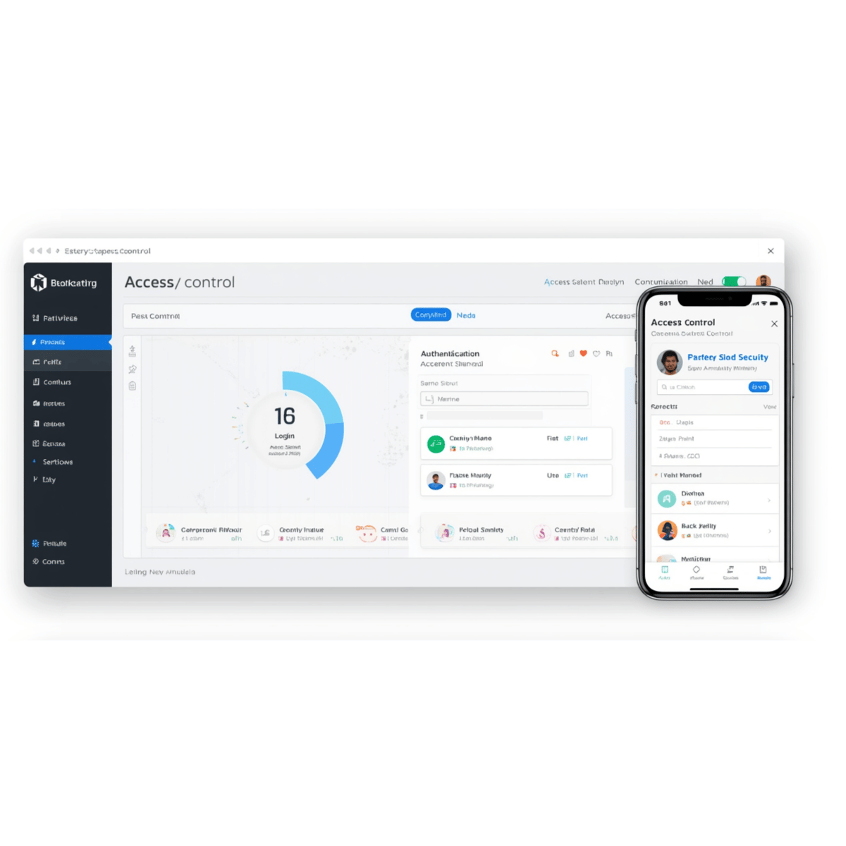 web and app based access control