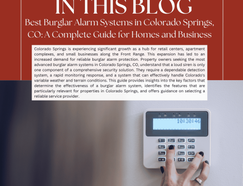 Best Burglar Alarm Systems in Colorado Springs, CO, Complete Guide