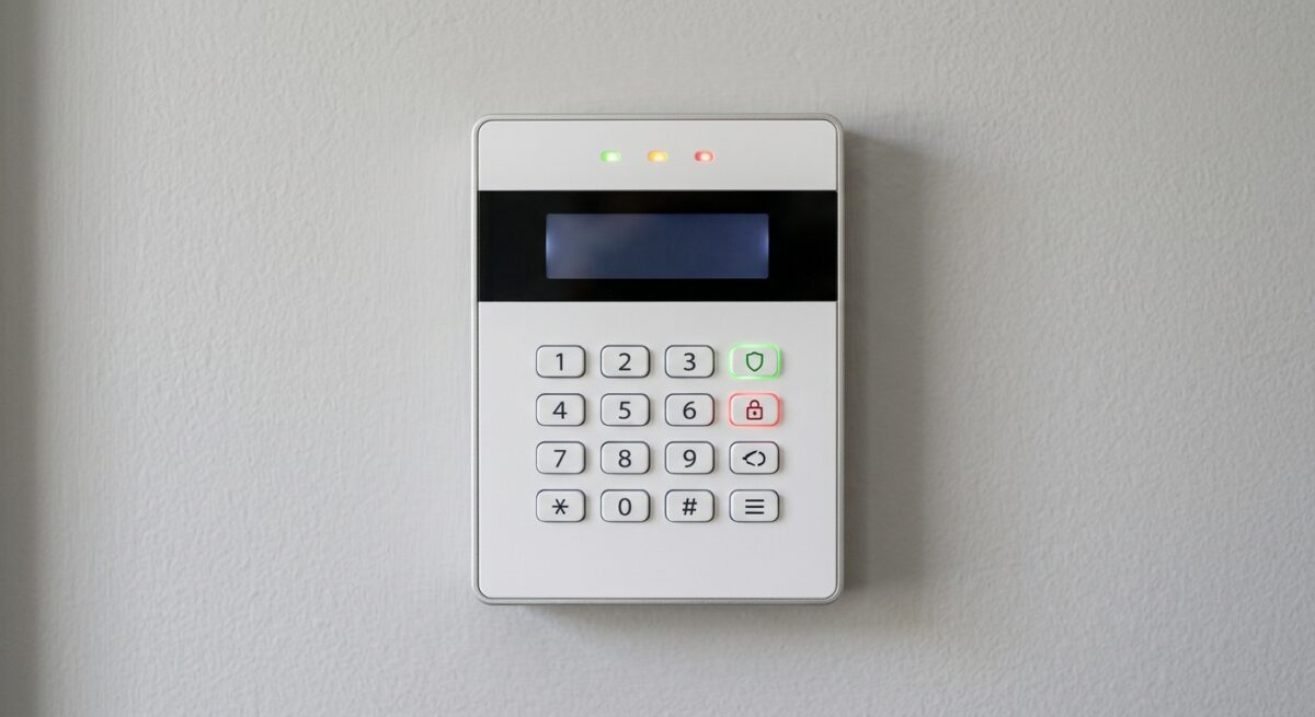 custom-alert-rules-panel Alarm keypad configured with custom alert rules